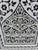 2020s Hand Painted Mediterranean Medicine Cabinet / Wall Shelf / White and Black Zouak For Sale - Image 5 of 7