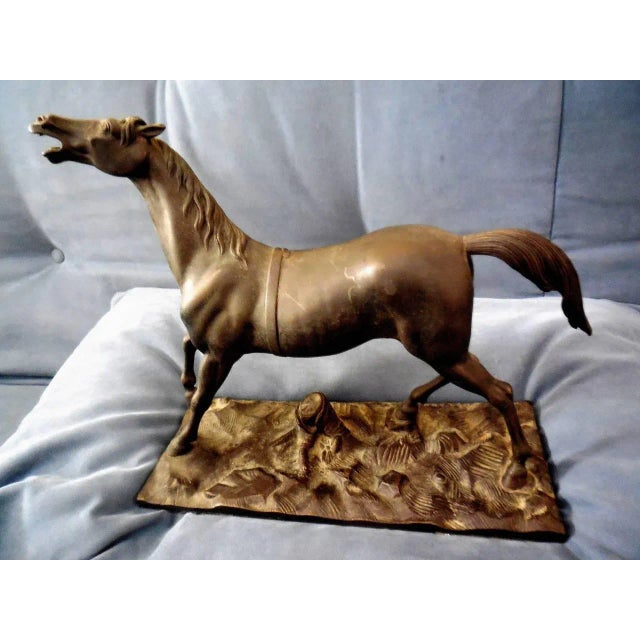 Late 19th Century Paul Edouard Delabriere, French Thoroughbred Race Horse Bronze Sculpture For Sale - Image 9 of 9