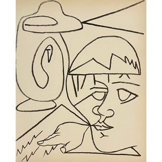 Françoise Gilot, The Reader, Original French Mourlot Modernist Lithograph, 1950s Francois Gilot, 1951 For Sale