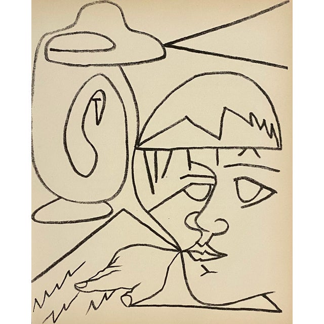 Françoise Gilot, The Reader, Original French Mourlot Modernist Lithograph, 1950s Francois Gilot, 1951 For Sale