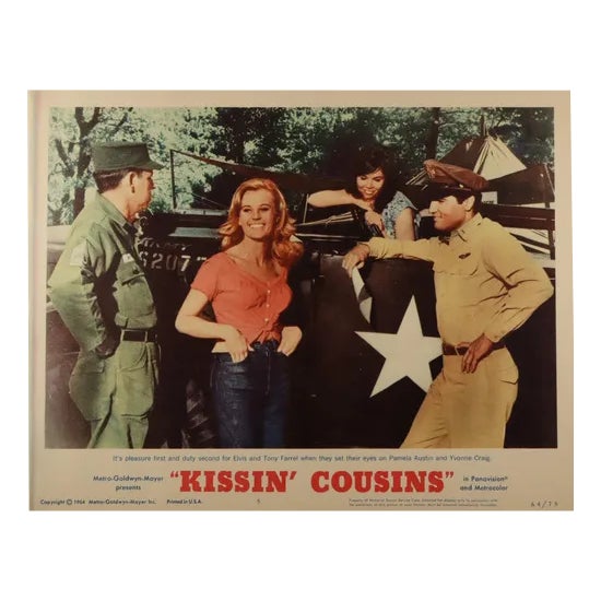 Kissin' Cousins Lobby Card, USA, 1964 For Sale