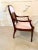 Antique Edwardian Mahogany Inlaid Armchair For Sale - Image 3 of 15