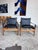 Swedish Teak and Leather Sling Lounge Chairs - A Pair For Sale - Image 4 of 8