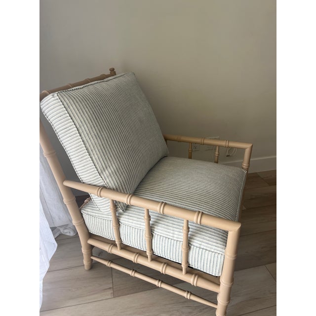 Coastal Brand New Coastal Designer Accent Chair For Sale - Image 3 of 4