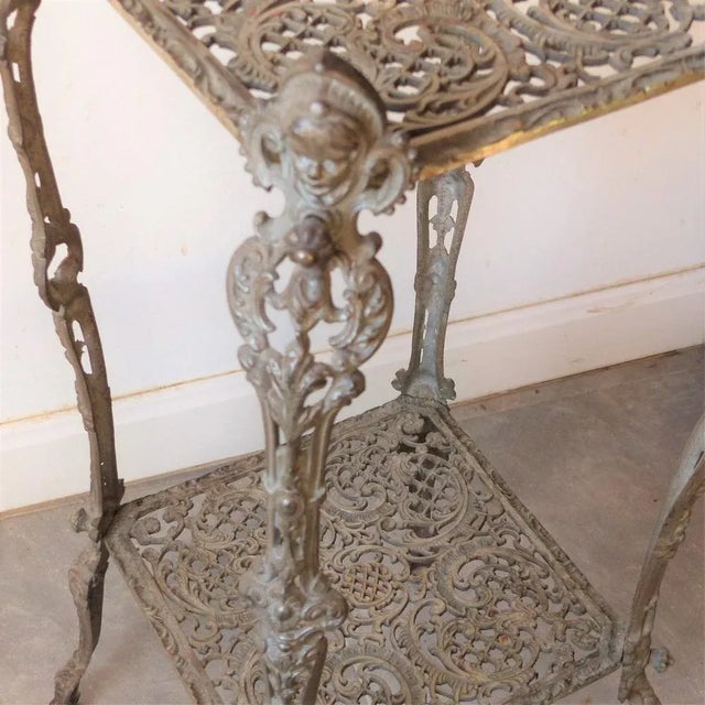 Metal Start-Time Flower Stand, 1800s For Sale - Image 7 of 11