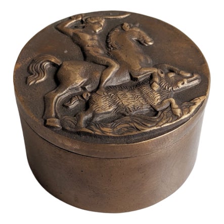 Blachian Bronze Art Box, 1970s For Sale
