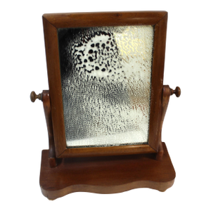 Vintage Vanity Wood Adjustable Mirror, English