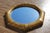 Contemporary Vintage 1970s Hollywood Regency Octagonal Bamboo & Mother-of-Pearl Wall Mirror For Sale - Image 3 of 18