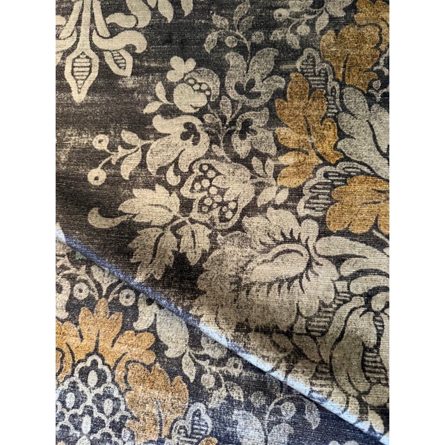 Lee Jofa Alma Velvet Umber Fabric 3 7/8 Yards For Sale In Raleigh - Image 6 of 6