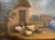 Green Pair of 19th Century French Pastoral Oil Paintings in Blackened Frames For Sale - Image 8 of 11