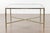 Mid 20th Century Italian Midcentury Brass Coffee Table with Glass Top and X-Form Cross Stretcher For Sale - Image 5 of 12