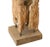 Wood 1950s Monumental Folk Wood Carved Scupture . Man and Cat.73 In. H. For Sale - Image 7 of 7