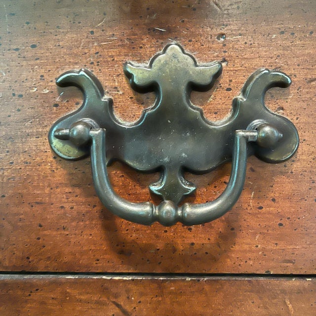 Wood Late 20th Century Sears Open Hearth Collection Solid Pine Rustic Buffet With China Cabinet For Sale - Image 7 of 11