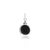 Contemporary Classic Black Star Fine Jewelry Pendant With Zircons in 925 Silver For Sale - Image 3 of 12