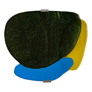Handcrafted Glass Wall Light by Olga Meyzinger For Sale