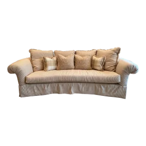 Century Furniture Custom Curved Sofa