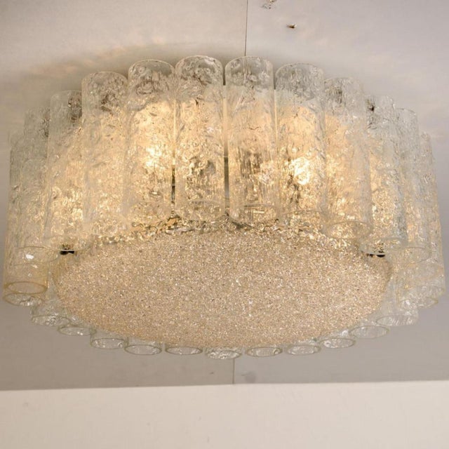 Clear Flush Mount from Doria, 1960s For Sale - Image 3 of 17