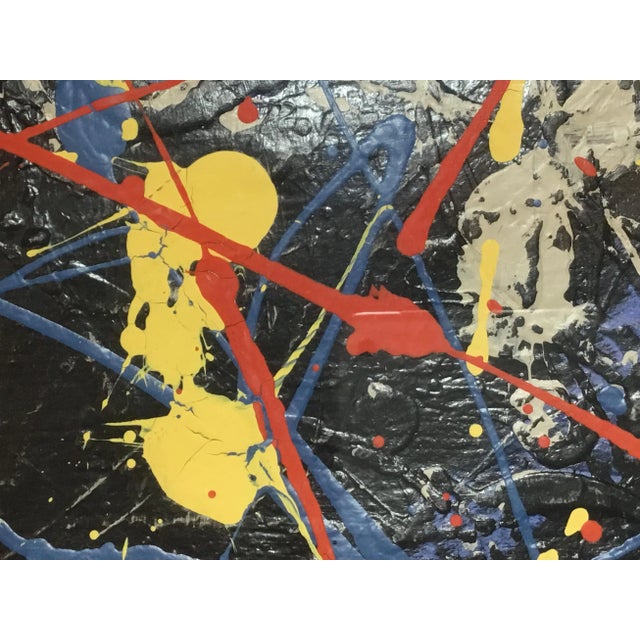 Abstract Acrylic on Canvas Painting For Sale - Image 12 of 13