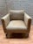 Milo Baughman for Thayer Coggin T-Back Lounge Chair Newly Reupholstered in Cowhide For Sale - Image 13 of 13