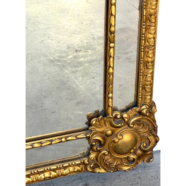 Fine French Régence / Neoclassical Style Giltwood Mirror Paris, circa 1925 For Sale - Image 16 of 18