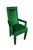 Mid-Century Modern 8 Mid 20th Century Hollywood Regency Green Velvet Parsons Style Dining Chairs After Milo Baughman For Sale - Image 3 of 18