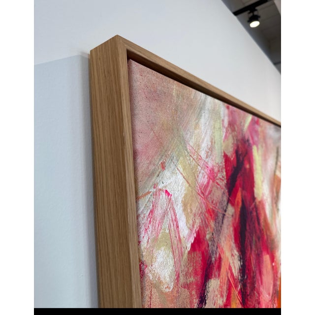 Plastic Mirtha Moreno Oil on Canvas Painting “AbEx Horizontal Series 03” 2025 For Sale - Image 7 of 10