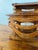 Vintage Paul Frankl-Style Two-Tiered Rattan Side Table For Sale - Image 9 of 9
