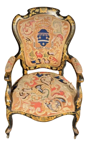 French Louis Philippe Tapestry Armchair