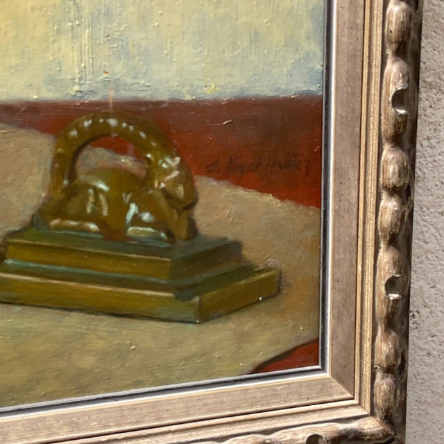 Vintage Floral Still Life Signed Original Oil Painting on Canvas | Chairish