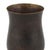 Dark Patina Brass Vase by Eugen Zint, Germany, 1960s For Sale - Image 3 of 5