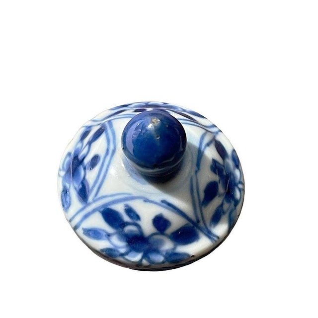 Small Blue and White Lidded Jug For Sale - Image 9 of 13