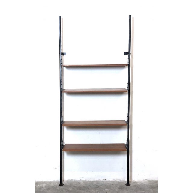 Mid-Century Modern 1-Bay Bookcase, Italy, 1960s For Sale - Image 3 of 12