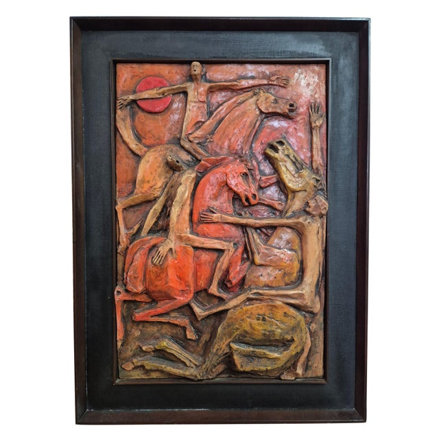 Guerrino Baldeggia, Figurative Composition, 1960, Ceramic & Terracotta For Sale - Image 10 of 10
