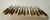 Vintage Japanese Mid-Century Stainless & Wood Cocktail Forks — Set of 12 For Sale In Phoenix - Image 6 of 12