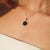Antique Finish Black Star & Zircon Pendant With Prong Setting For Sale - Image 4 of 12