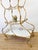 1960s Vintage 1960s Italian Gold Gilt Curvy Tiered 2pc Etagere Shelf For Sale - Image 5 of 17