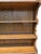 Brown 1980s Ethan Allan Charter Oak Jacobean Bookshelf Hutch China Cabinet Display Curio For Sale - Image 8 of 15