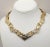 Vintage 1970s Signed Napier Modernist Goldtone Collar Necklace For Sale In Philadelphia - Image 6 of 8