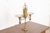 Art Deco Antique Tiffany Studios Style Brass Double Arm Student Lamp, Circa 1910 For Sale - Image 3 of 12
