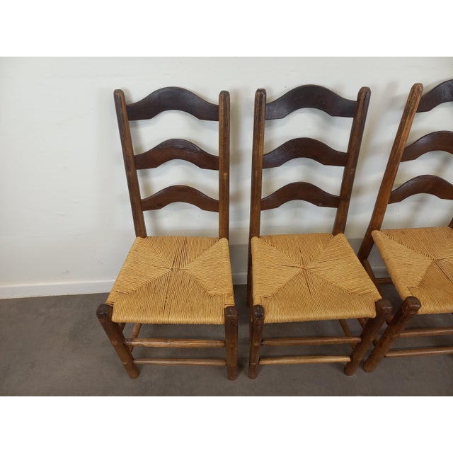 Brutalist Chairs, 1950s, Set of 4 For Sale - Image 12 of 18