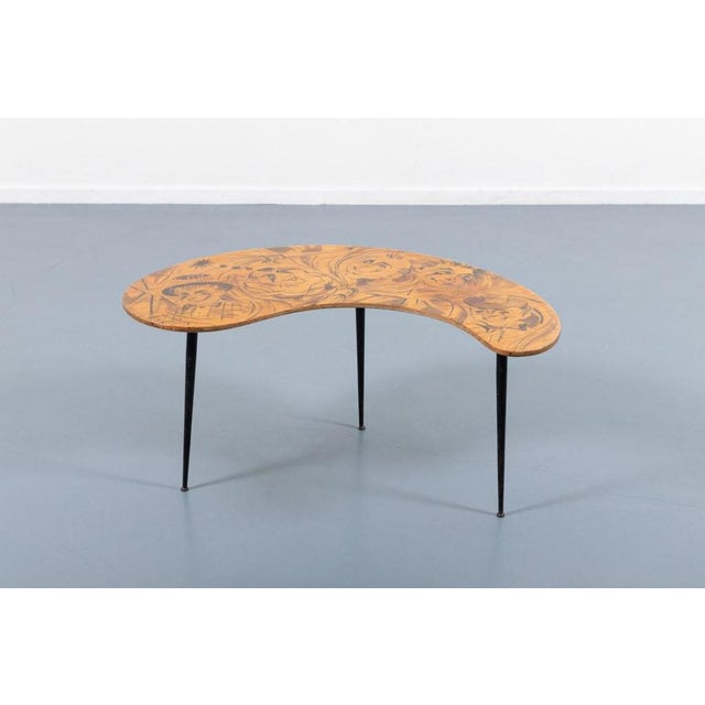 Mid-Century Italian Sculptural Side Table, 1950s For Sale - Image 3 of 9