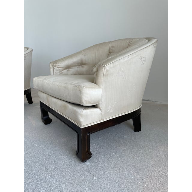 Broyhill Vintage Broyhill Asian Style Lounge Chairs For Sale - Image 4 of 8