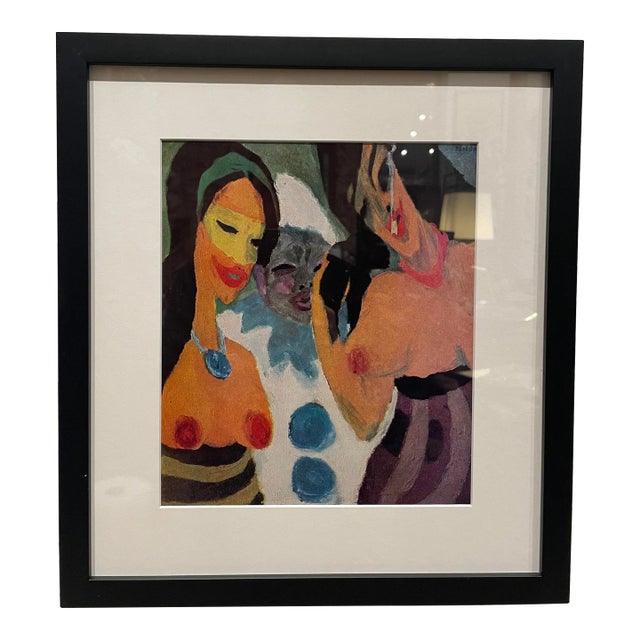 Contemporary Abstract Nude Print For Sale