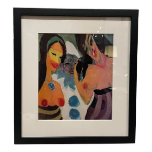 Contemporary Abstract Nude Print