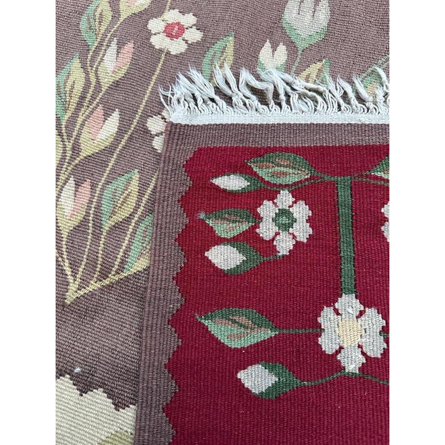 Mid-Century Transylvanian Kilim Rug from Bobyrugs, 1960s For Sale - Image 17 of 18