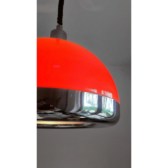 Vintage Space Age Hanging Lamp, 1970s For Sale - Image 6 of 9