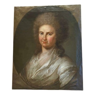 Rococo Portrait of a Young Lady, Attributed to Circle of Antoine Pesne (1683–1757), Prussian / Central European School, c. 1750–1770 For Sale