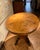 Antique Biedermeier Italian Burl Walnut and Maple Oval Dining Table with Faceted Pedestal, 1800s For Sale - Image 9 of 17