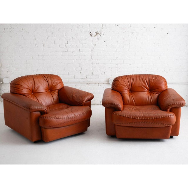 Vavassori "Original Arizona" Lounge Chair in Cognac Leather For Sale - Image 13 of 13