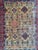 Very beautiful early 20th century rug with a decorative design and beautiful colors with yellow, blue, green, red and...